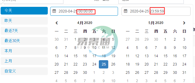 蓝狮注册景区票务系统：销售汇总（在线收入）